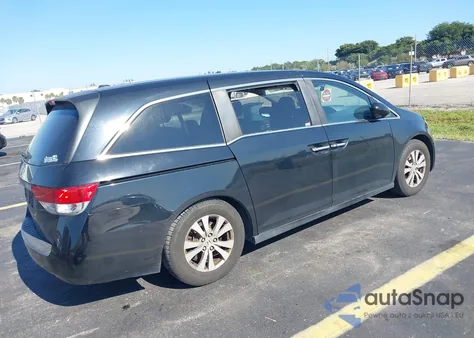 2016 Honda Odyssey Ex-L from USA, damaged, VIN 5FNRL5H64GB114938